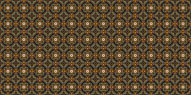 Ethnic pattern Abstract kaleidoscope fabric design texture or background