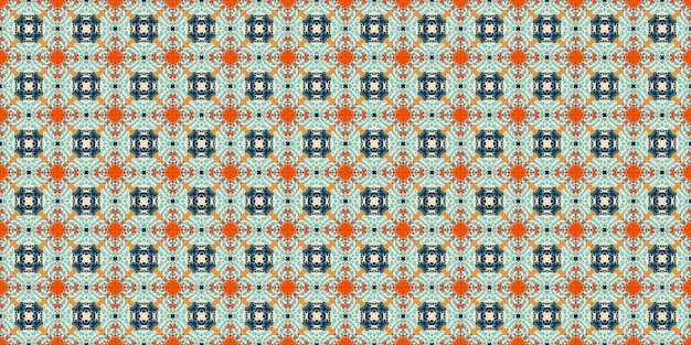 Ethnic pattern Abstract kaleidoscope fabric design texture or background