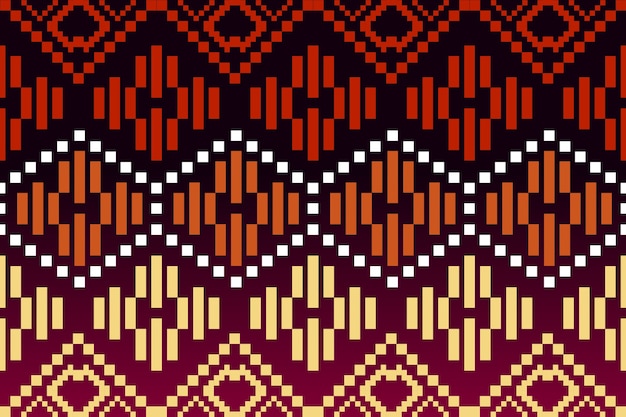 Ethnic pattern Vector style weaving concept Design for embroidery and other textile products