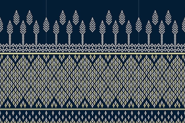 Ethnic pattern Vector style weaving concept Design for embroidery and other textile products