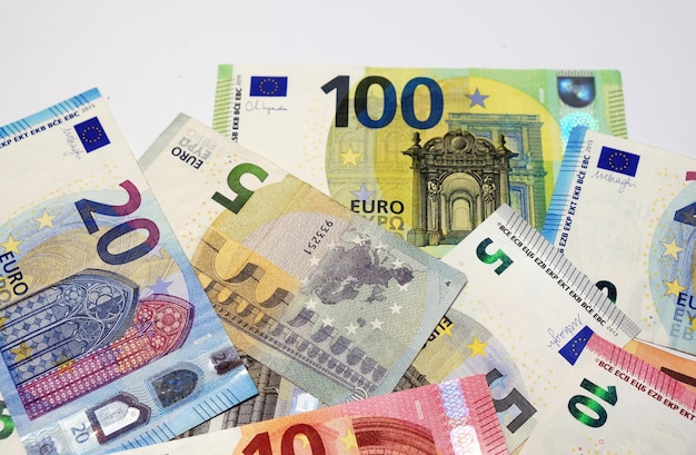 EURO banknotes Currency of Europe High quality photo