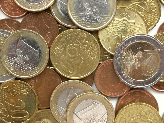 Euro coins, European Union