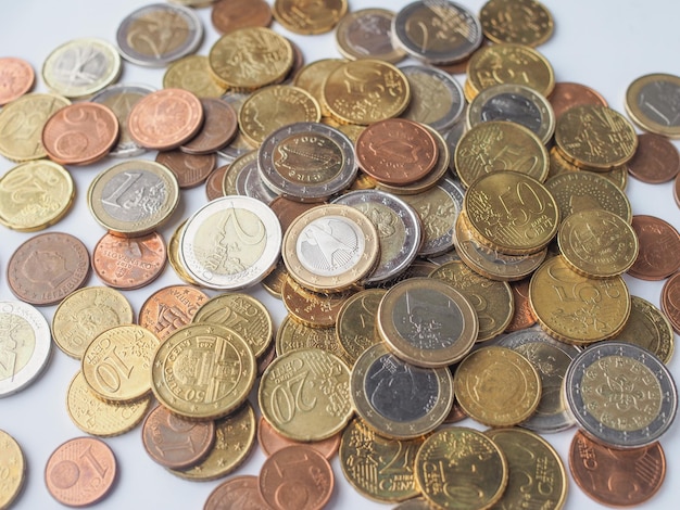 Euro coins European Union