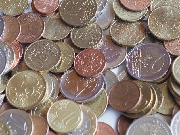 Euro coins European Union