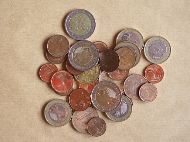 Euro coins, European Union