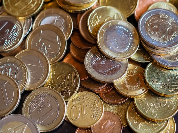 Euro coins, European Union