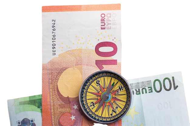 Euro currency of European Union Financial background Euro cash background