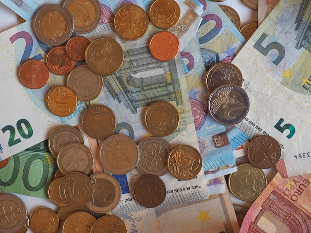 Euro (EUR) notes and coins, European Union (EU)