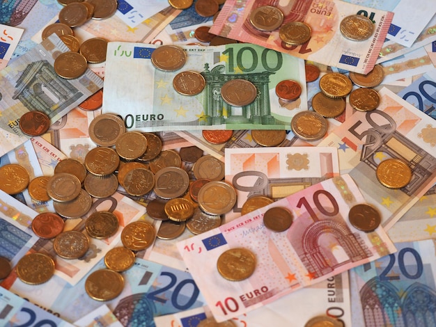 Euro (EUR) notes and coins, European Union (EU)