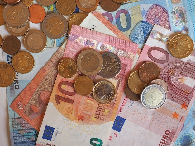 Euro (EUR) notes and coins, European Union (EU)