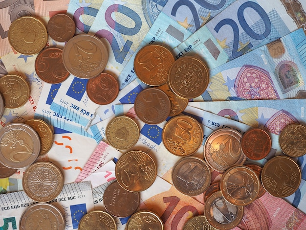 Euro (EUR) notes and coins, European Union (EU)