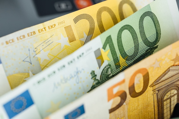 Euro Money. euro cash background. Euro Money Banknotes