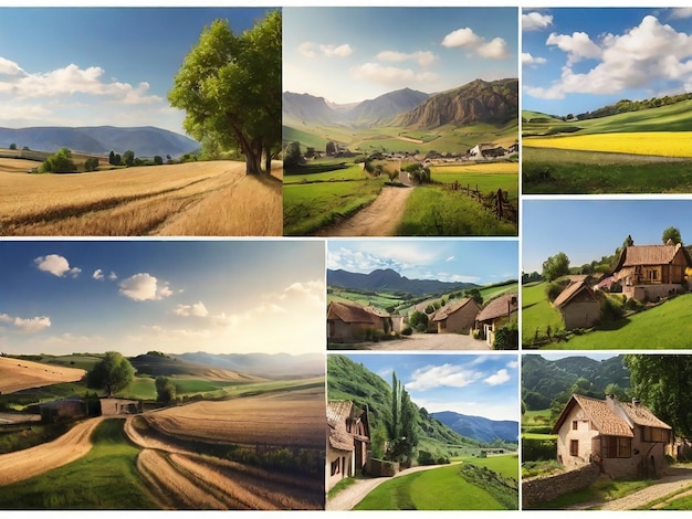 Photo european countrysides cultural and traditional 8k resulation