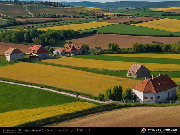 Photo european countrysides cultural and traditional 8k resulation