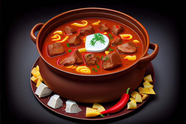 European Cuisine Goulash food