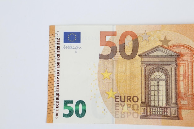 European currency money euro banknotes