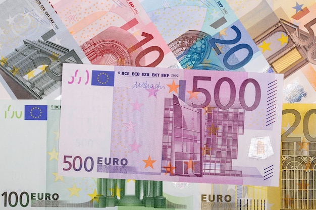 European money - Euro a business background