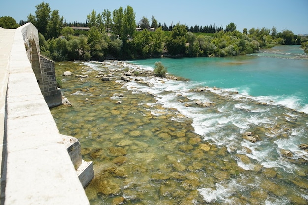 Eurymedon Aspendos Bridge in Antalya Turkiye