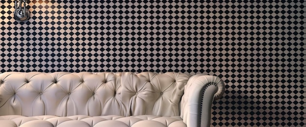 Photo evaluate the trend of using houndstooth patterns in classic wallpaper designs with copy space photo realistichigh resolution ultra hd ar 125 job id fa4c25a1212a45d3999947af7aa31f39