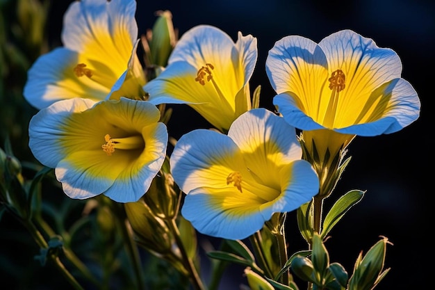 Evening primrose flower