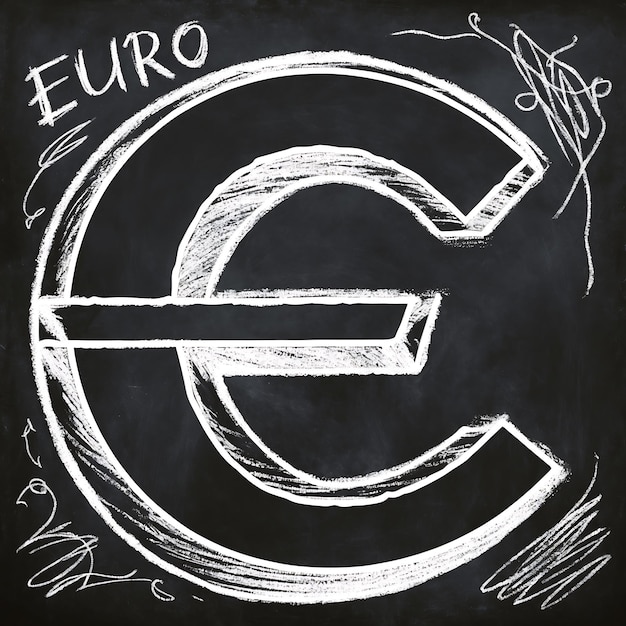 Photo the evolution of the euro symbol in modern finance