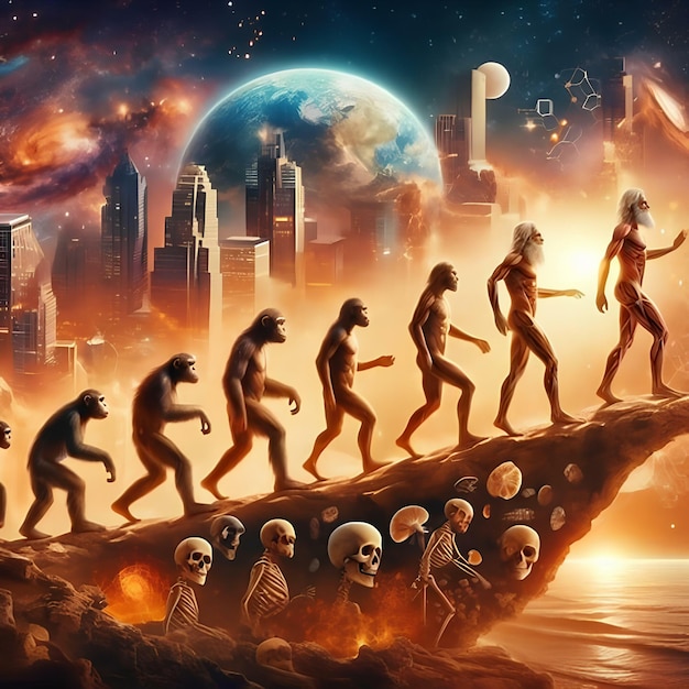 the evolution of the human species