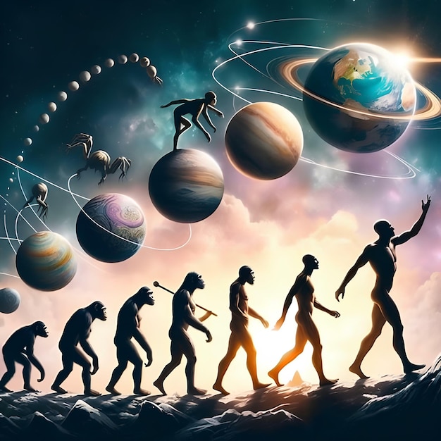 the evolution of the human species