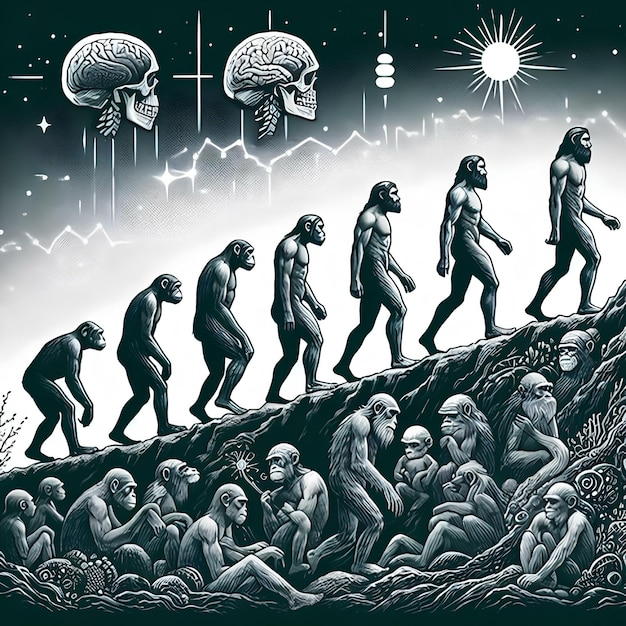 the evolution of the human species