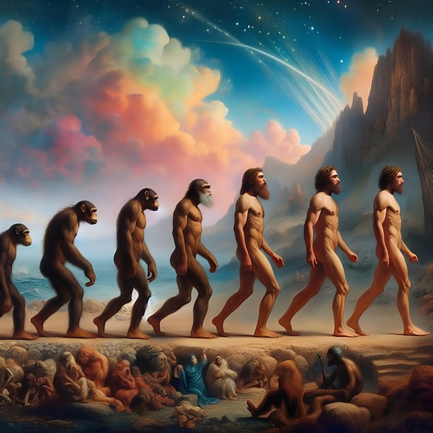 the evolution of the human species