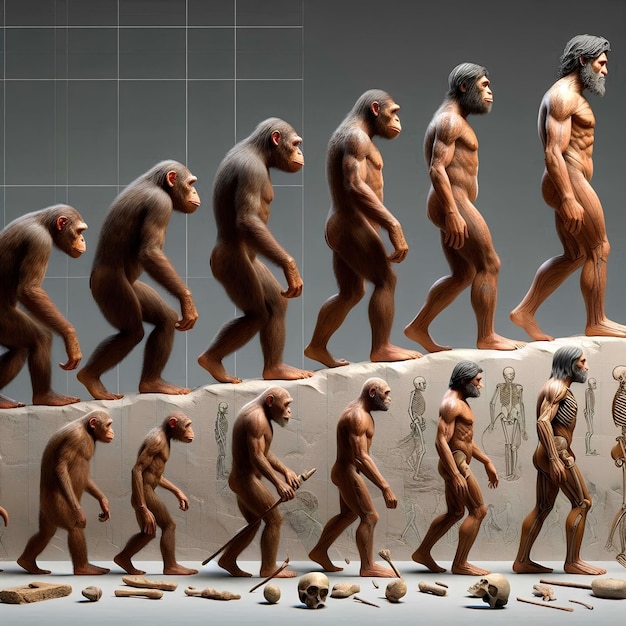 the evolution of the human species