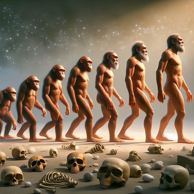 the evolution of the human species