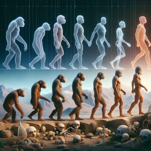 the evolution of the human species