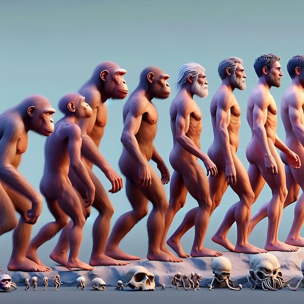 the evolution of the human species