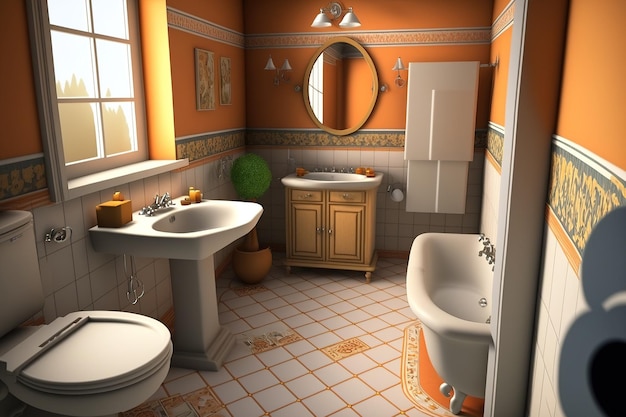 An example of a bathrooms interior