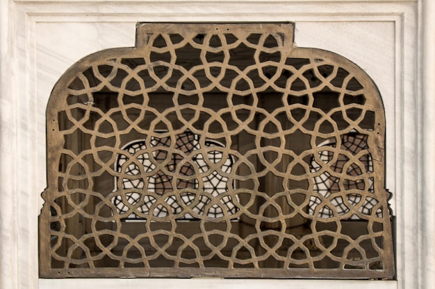 Example of Ottoman art patterns applied on metal