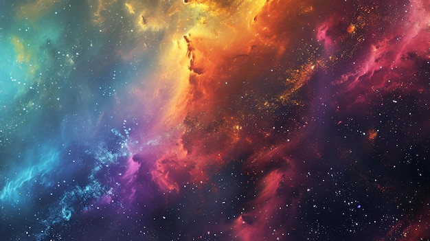 Exceptionally beautiful galaxy adorned with rainbow colors