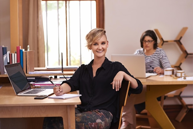 Excited about growth in our business A cropped shot of two women working in a home office