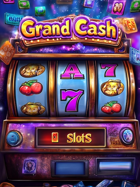 Photo exciting grand cash slots game ui design