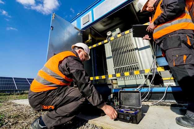 Execution of electrical measuring works on the power transformer