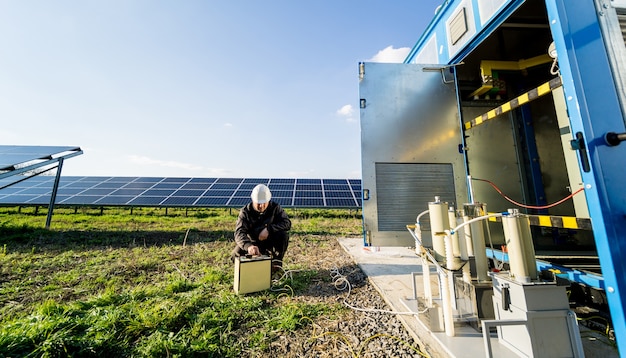 Execution of electrical measuring works on the power transformer