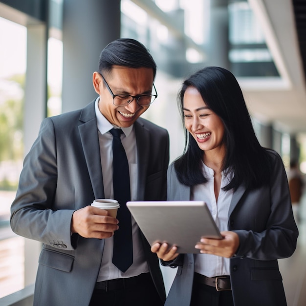 Executivos em reuniao na empresa analisando e estudando o sistema de desempenho da empresa