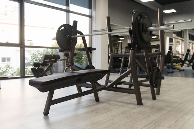 Exercise Machines In A Modern Gym