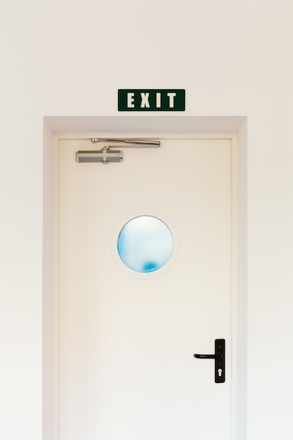 Photo exit door