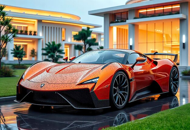 exotic cars futuristic sport car