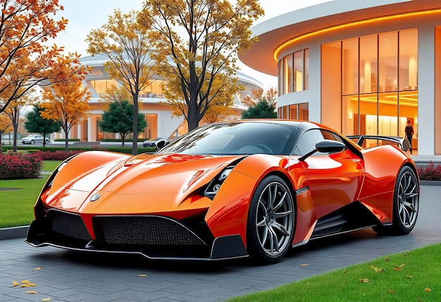 exotic cars futuristic sport car