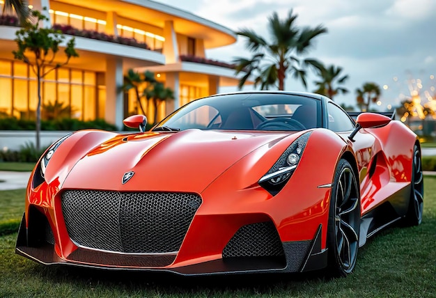 exotic cars futuristic sport car