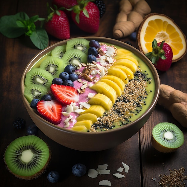 Exotic and Healthy Flavors of Tropical Smoothie Bowl