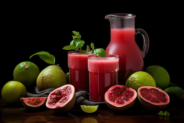 Exotic homemade guava juice homemade fruit