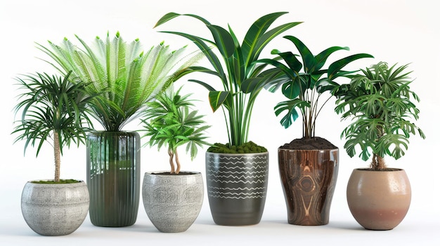 Photo exotic house plants a variety of lush exotic house plants in stylish pots emphasizing urban jungle aesthetics ar 169 stylize 50 v 6 job id 7b3d517cfb374ed8b52b1374d6922ad4