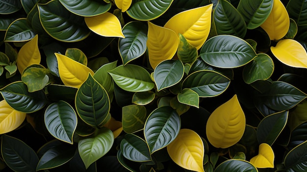 exotic leaves wallpaper